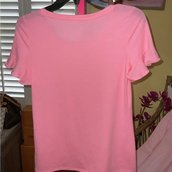 Lilly Pulitzer NWT Sorella Top Capri Coral $68 Size XXS - Picture 2 of 6